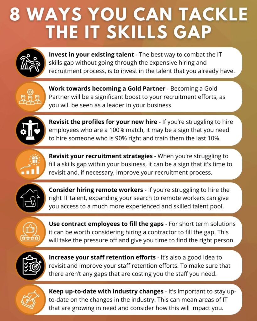 8 Ways You Can Tackle The IT Skills Gap