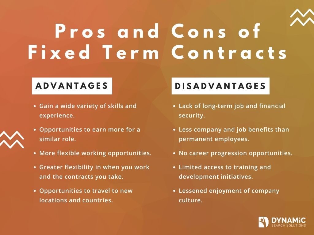 Pros and Cons of Fixed Term Contracts